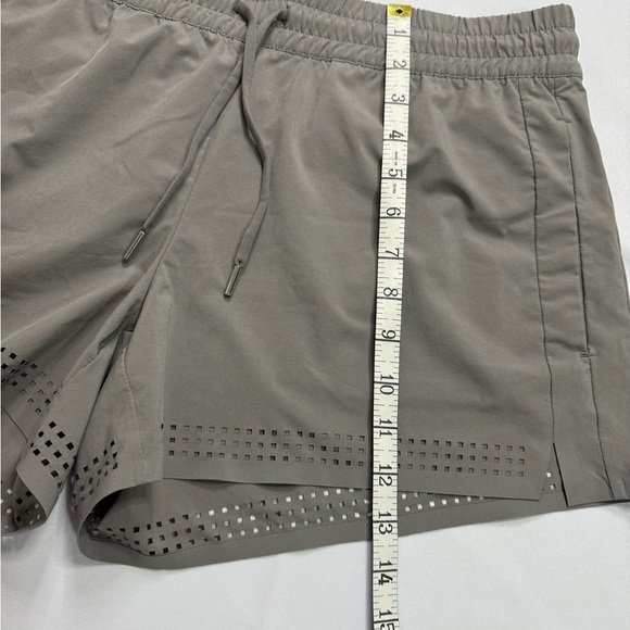 Athleta Gray Athletic Shorts Lightweight Relaxed Fit - Picture 3 of 5